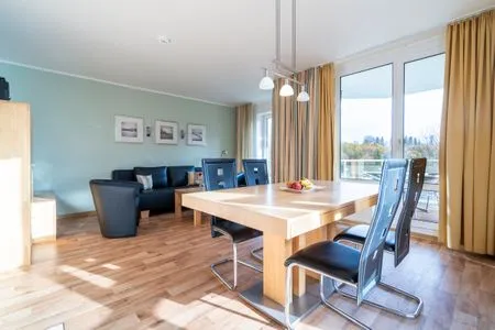 Wohnzimmer Wohnpark am Mühlenteich Ferienwohnung Nr. 33