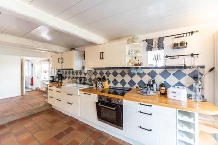 Küche / Küchenzeile Ferienhaus Strandgut