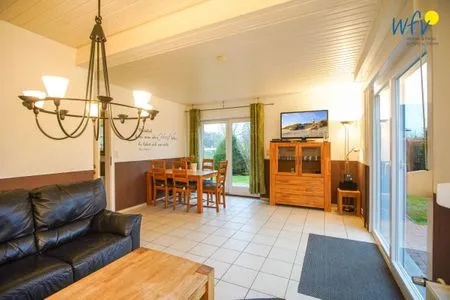Wohnzimmer Ferienhaus Seehundje Ferienwohnung 21