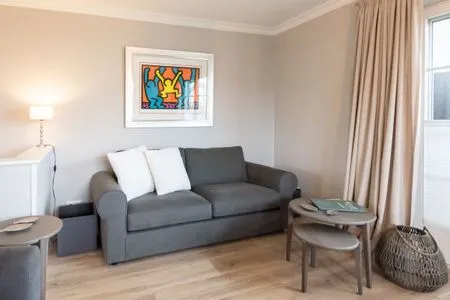 Wohnzimmer Achter Dünem, Whg. 4
