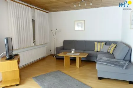 Wohnzimmer Stine's Hus Ferienwohnung 3
