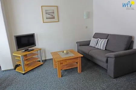 Wohnzimmer Stine's Hus Ferienwohnung 1