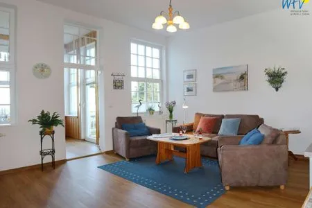 Wohnzimmer Weisses Rössl Ferienwohnung Seepferdchen