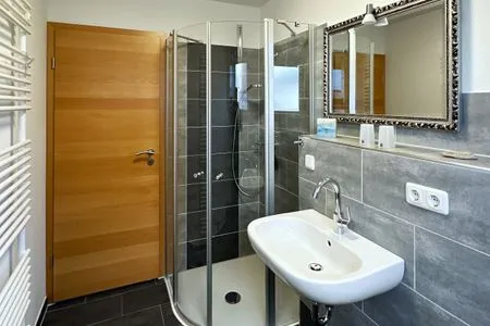 Badezimmer in der Ferienwohnung Ose in Wittdün auf Amrum Ferienwohnung *Ose*