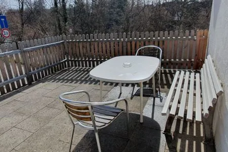 Terrasse Ferienwohnung "Amperschlucht"