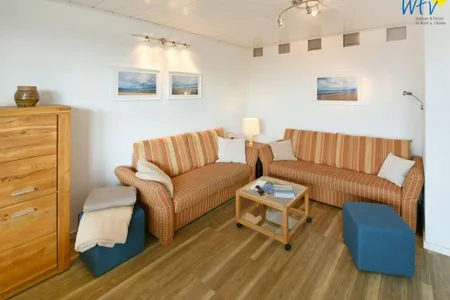 Wohnzimmer Haus am alten Leuchtturm Ferienwohnung 8