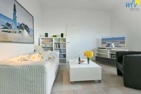 Wohnzimmer Dünenschlösschen Ferienwohnung 45