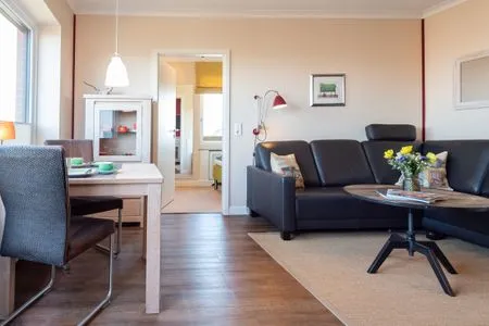 Wohnzimmer Syltdomizil Westsuite