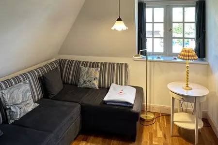 Wohnzimmer in der Ferienwohnung Hafis 9 in Nebel auf Amrum Friesenhof, Hs. Hafis, Whg. 9