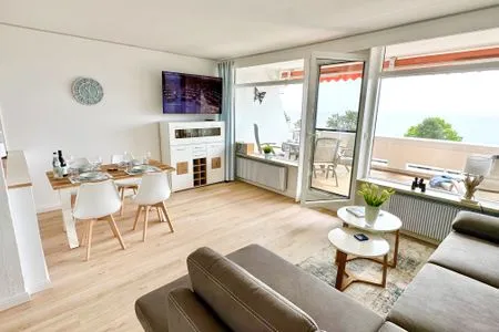 Wohnzimmer Ferienpark Sierksdorf App.193 - Strandlage/Strandkorb