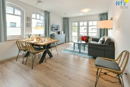 Wohnzimmer Villa Kranich Ferienwohnung 6