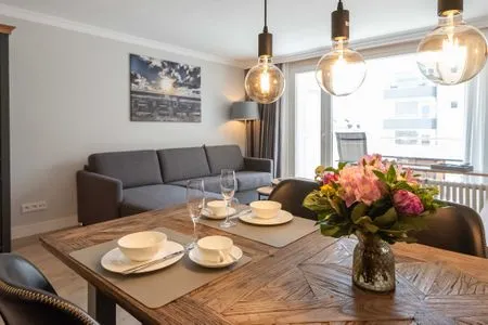 Wohnzimmer Ferienwohnung Eydum Nr. 38