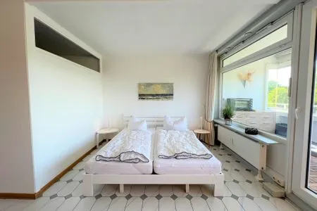 Wohnzimmer Panoramic Sonnenbalkon bis zum Abendrot