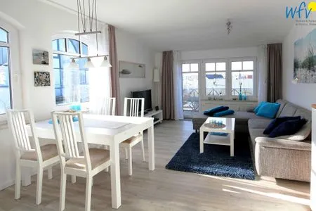 Wohnzimmer Villa Kranich Ferienwohnung 9