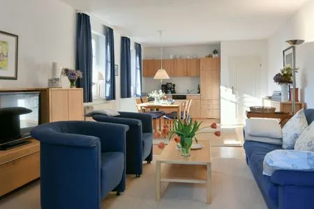 Wohnzimmer Villa Malte Ferienwohnung 5
