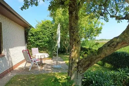 Terrasse Haus Bachstelze Ferienwohnung Lütje Herta