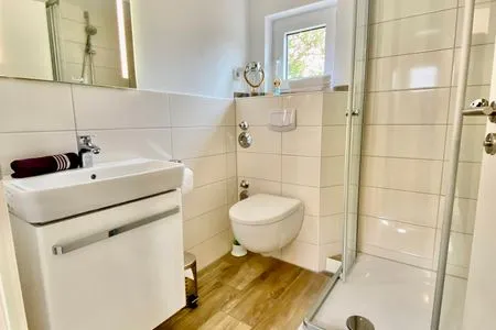 Badezimmer Am Oland 11 Bungalow