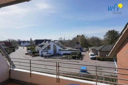 Balkon Haus Reedestraße 25-27 Ferienwohnung Borkum-Liebe