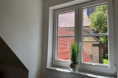 Blick auf Sehenswürdigkeit Lichtdurchflutete Ferienwohnung 'Dom-Blick' mit Blick auf den Schleswiger Dom