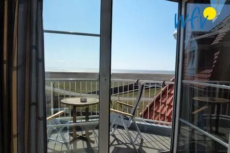 Balkon Haus Lagune am Wattenmeer Ferienwohnung 18