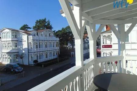 Balkon Haus Strandburg Ferienwohnung Möwenblick