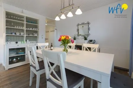 Wohnzimmer Juist Zauber - Haus 3 Ferienwohnung Möwennest