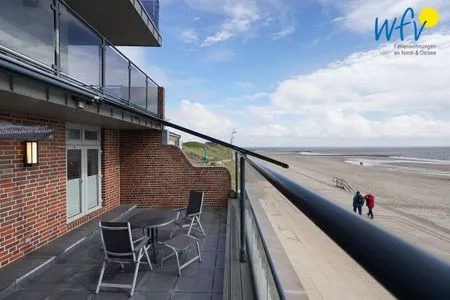 Balkon Haus Wilhelmshöhe Ferienwohnung Meeresblick