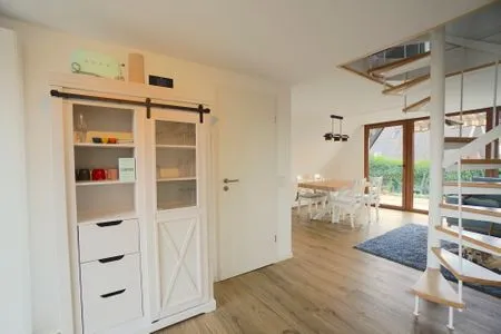 Küche / Küchenzeile Modernes Nurdachhaus in ruhiger Feriensiedlung direkt am Wittensee mit Seeblick