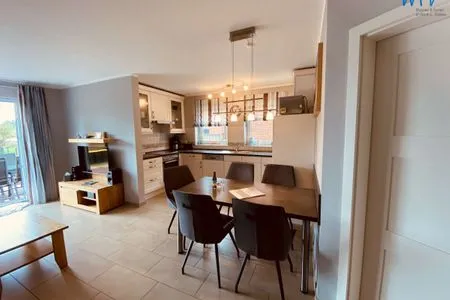 Wohnzimmer Weidenkieker Ferienwohnung 1