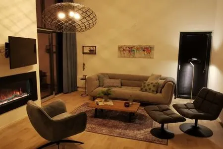 Enkhuizer Strand Cube Elite Estel mit Dachterrasse und Zaun Haus Nr. 337 Enkhuizen / IJsselmeer - 