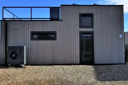 Enkhuizer Strand Cube Elite Estel mit Dachterrasse und Zaun Haus Nr. 337 Enkhuizen / IJsselmeer - 