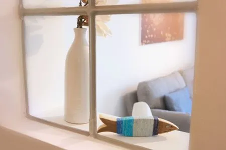 Dekoratives Detail Ferienwohnung Brise 5, mit SPIELSCHEUNE direkt am Wittensee