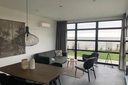 Enkhuizer Strand Chalet Meeresrauschen Erste Reihe mit Zaun Haus Nr. 249 Enkhuizen / IJsselmeer - 