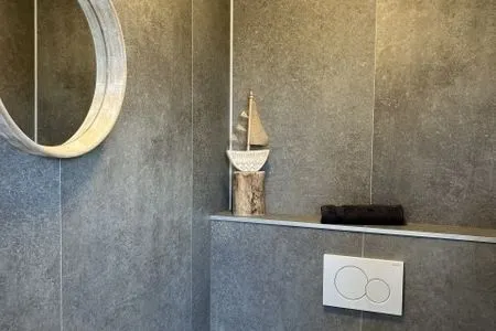 Enkhuizer Strand Chalet Strandmuschel Erste Reihe mit Zaun Haus Nr. 215 Enkhuizen / IJsselmeer - 