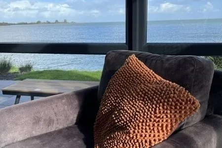 Enkhuizer Strand Chalet Strandmuschel Erste Reihe mit Zaun Haus Nr. 215 Enkhuizen / IJsselmeer - 