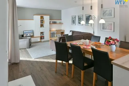 Wohnzimmer Haus am Park Ferienwohnung 6
