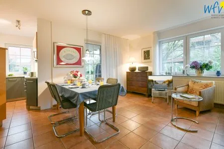 Wohnzimmer Luv und Lee Ferienwohnung Pilsum