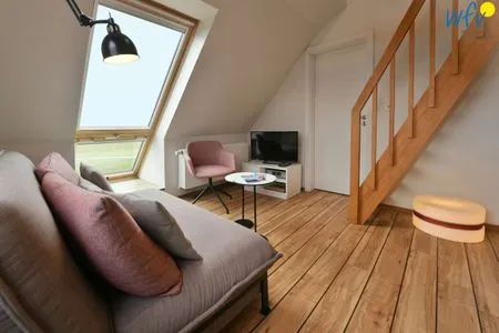 Wohnzimmer Uns to Hus Ferienwohnung Sünnupgang