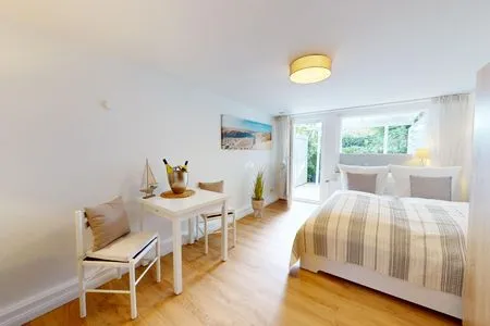 Schlafzimmer Küstenplatz - Seepferdchen - mit zwei Sonnenterrassen