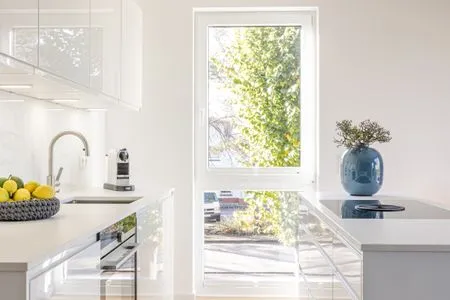Küche / Küchenzeile Strandglück - mit Balkon & Meerblick, direkt am Strand