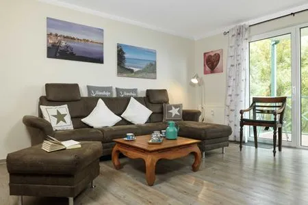 Living room Residenz am Yachthafen Schiffskieker