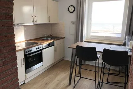 Küche der Ferienwohnung Tidenblick in Wittdün auf Amrum Ferienwohnung Tidenblick