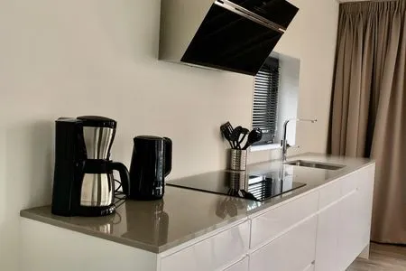 Enkhuizer Strand Cube Elite Hafenpanorama mit Dachterrasse und Zaun Haus Nr. 339 Enkhuizen / IJsselmeer - 