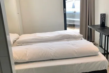 Enkhuizer Strand Cube Elite Hafenpanorama mit Dachterrasse und Zaun Haus Nr. 339 Enkhuizen / IJsselmeer - 