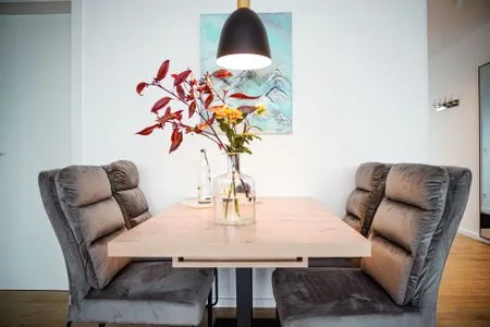Wohnzimmer Gebirgsresort Ferienwohnung Schanzenblick