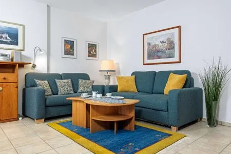 Wohnzimmer Ferienwohnungen Fischerstieg Pier 17