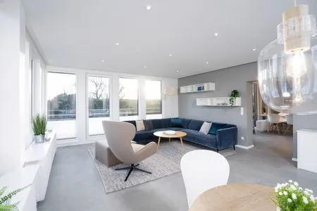 Wohnzimmer (PAR1) Ferienwohnung "Appartement 28"