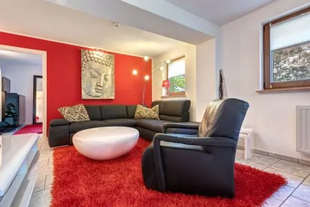 Wohnbereich Ferienwohnung Kieferngrund