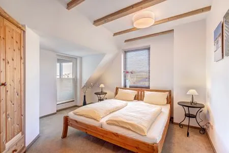 2. Schlafzimmer mit Doppelbett Ferienwohung Kira
