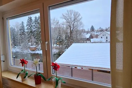 Wohnzimmer Ferienwohnung "Ampermoos"
